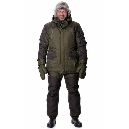 Зимний костюм для охоты и рыбалки 'Скат -45' от GRAYLING. Ткань: Таслан. Цвет: Хаки. Размер: 48-50/170-176