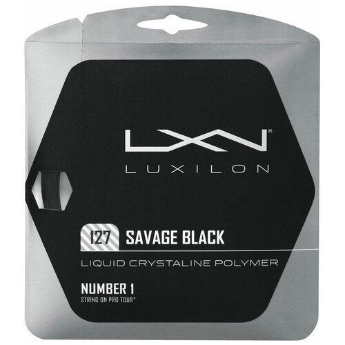 Струна для тенниса Luxilon 12m Savage Black WRZ902100