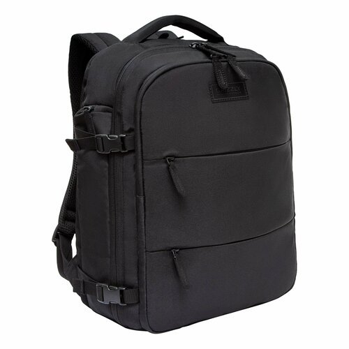 Рюкзак молодежный GRIZZLY с отделением для ноутбука 15', креплением для чемодана и потайным карманом, мужской RQ-405-1/1