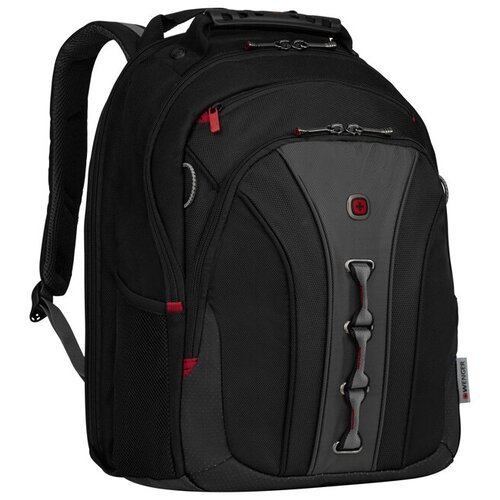 Городской рюкзак WENGER Legacy 16', черный/серый, полиэстер1680D/ПВХ, 35 x 25 x 45 см, 21 л