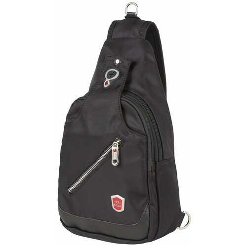 Однолямочный рюкзак П4103 черный