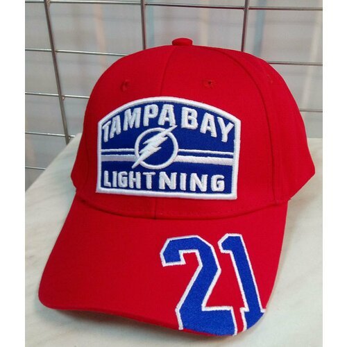 Для хоккея TAMPA BAY Кепка хоккейного клуба NHL Тампа Бэй ( США ) №21 бейсболка красная