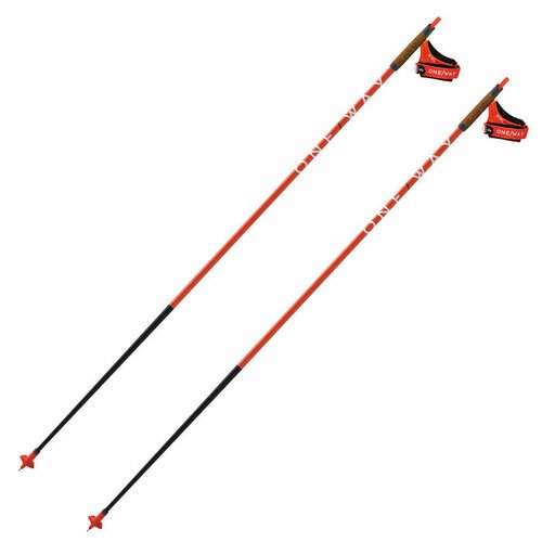 Лыжные палки ONEWAY (OZ40121) Premio 30 Kit (Карбон 100%) (оранжевый) (160)