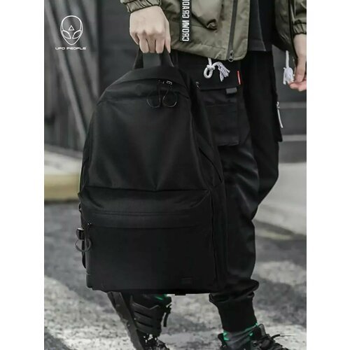 Мужской черный дорожный городской рюкзак для спорта путешествий ноутбука, сумка студенту непромокаемая вместительная для учебы в институте