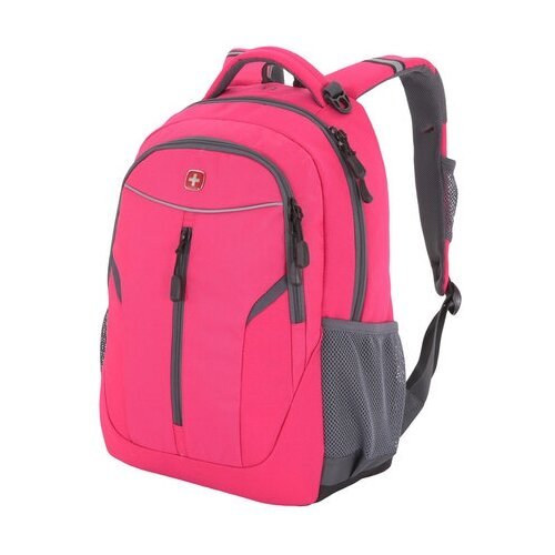 Wenger рюкзак , розовый/серый, со светоотражающими элементами, 32x15x45 см, 22 л