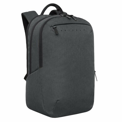 Рюкзак молодежный GRIZZLY с отделением для ноутбука 15' и креплением для чемодана, мужской RQ-406-1/3