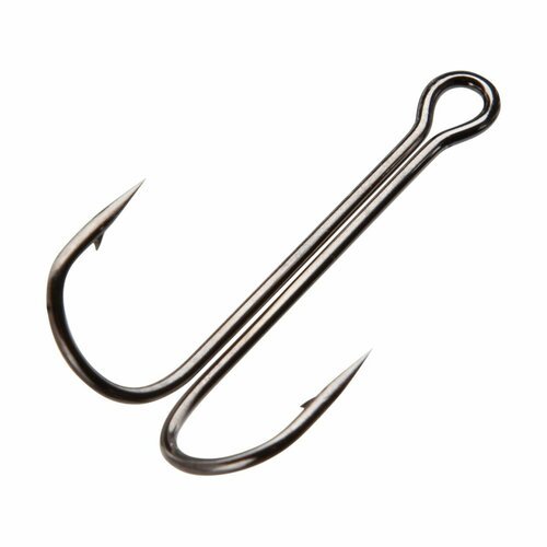 Крючок рыболовный двойной Hanzo Double Hook Long #2/0 (10шт) для рыбалки на щуку, судака, окуня