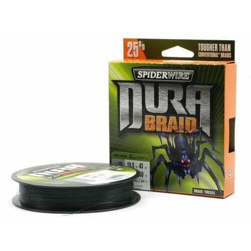 Шнур Spiderwire Durabraid 275м 0,15мм Moss Green