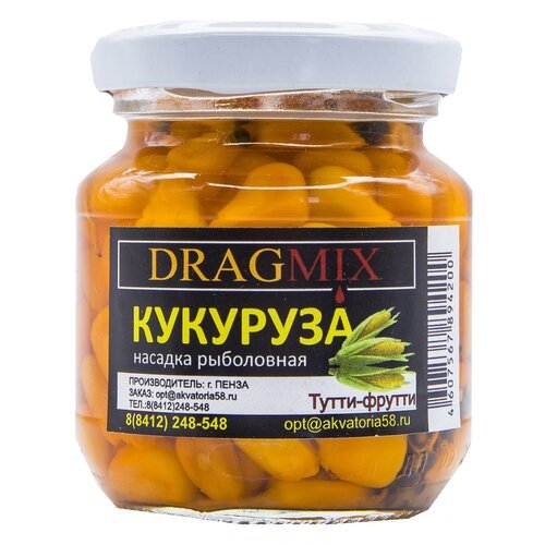 Кукуруза консервированная DRAGMIX 105гр. Тутти-фрутти