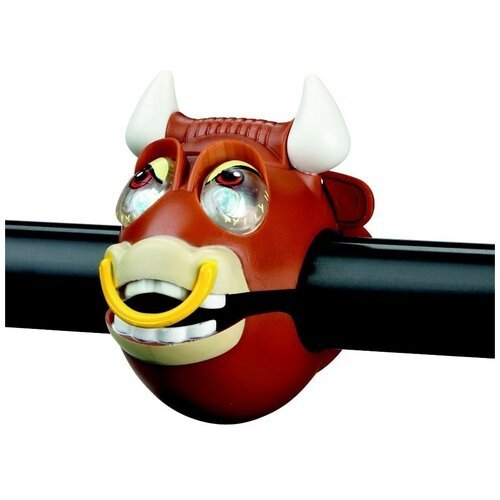 Фонарик  для самоката Crazy Safety Bull, 11 см, коричневый