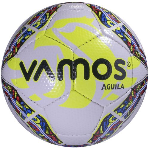 Футбольный мяч VAMOS AGUILA, 5 размер, белый, желтый