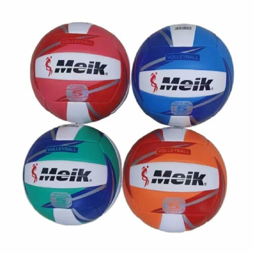 Мяч волейбольный диаметр 21 см, 5 размер, окружность 66 см, 4 цвета, приходит в сдутом виде, ПВХ, АК0726002/AK4135