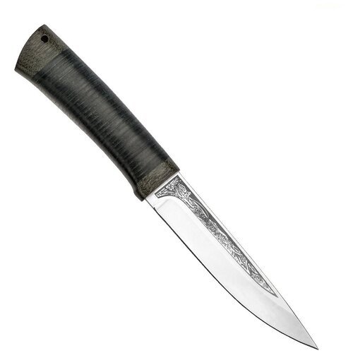 Нож Пескарь АИР Златоуст, сталь 95Х18, рукоять кожа