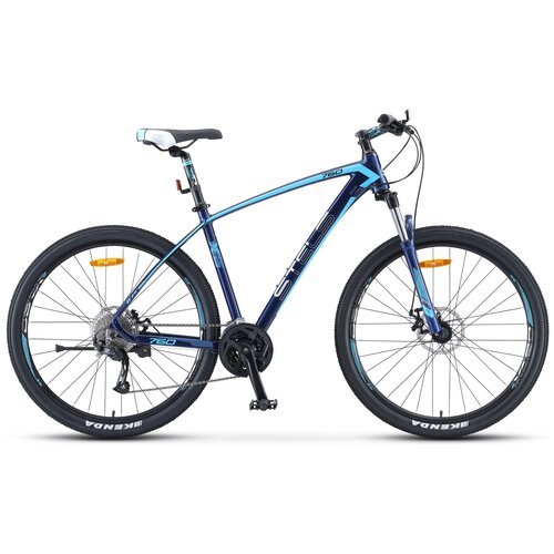 Горный (MTB) велосипед STELS Navigator 760 MD 27.5 V010 (2020) темно-синий 16' (требует финальной сборки)