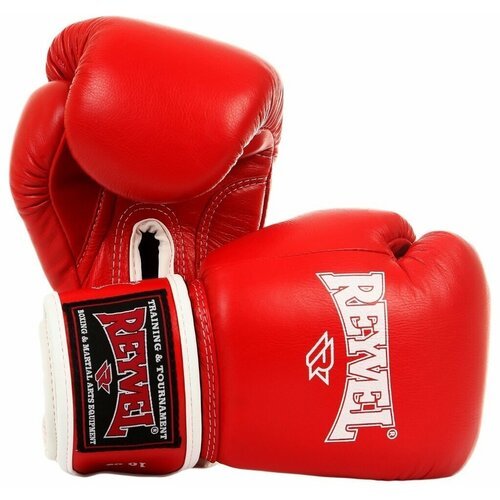 Перчатки боксёрские Reyvel Винил 80 (Красные) (18 oz)