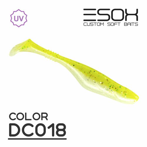 ESOX Богатырь 3' (76мм) [6шт.] DC018 / Мягкая приманка для рыбалки