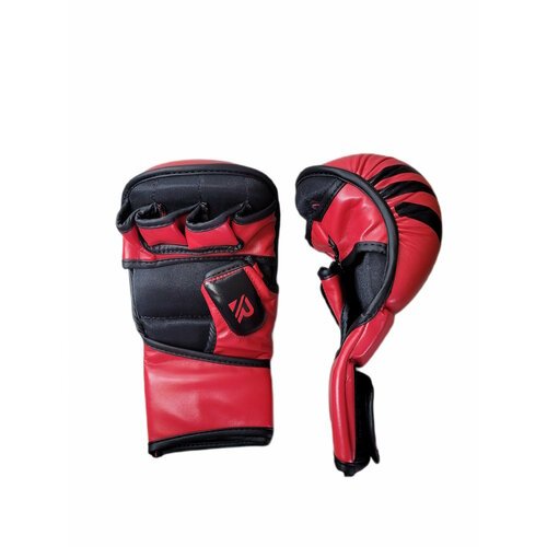 Перчатки для ММА Rage fight gear красный с черным XS