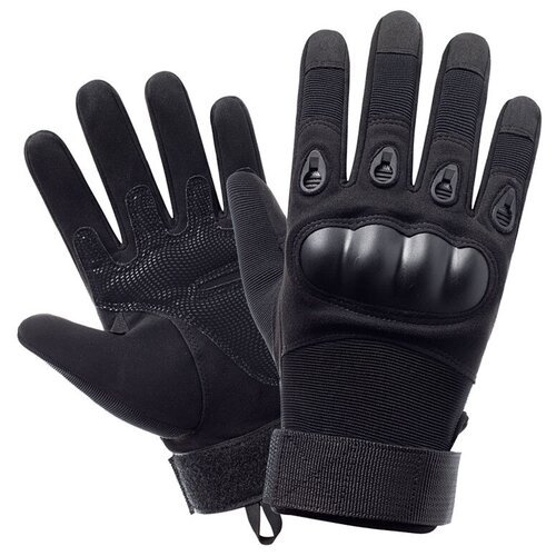 Тактические перчатки для мужчин полнопалые Army Tactical Gloves, цвет Черный (Black)-L