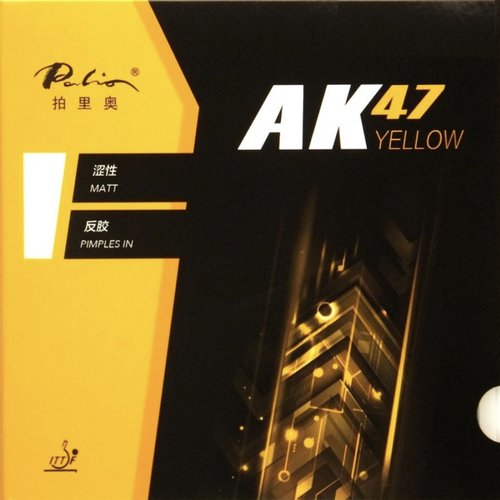Накладка для настольного тенниса PALIO AK 47 YELLOW SPONGE 42-44 (цвет: черный, max)