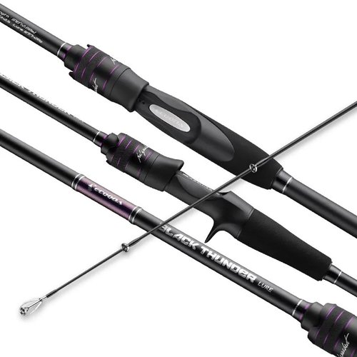 Ecooda, Спиннинг Black Thunder Lure Rod S802M (2.43m, 8-24g, PE 0.6-2, 2-ч-к )