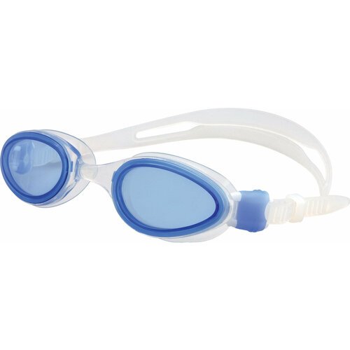 Очки плавательные Larsen S1201 голубой (пвх+поликарбонат)