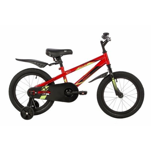 Детский велосипед Novatrack Juster 16' (2023) рама 10,5', Красный