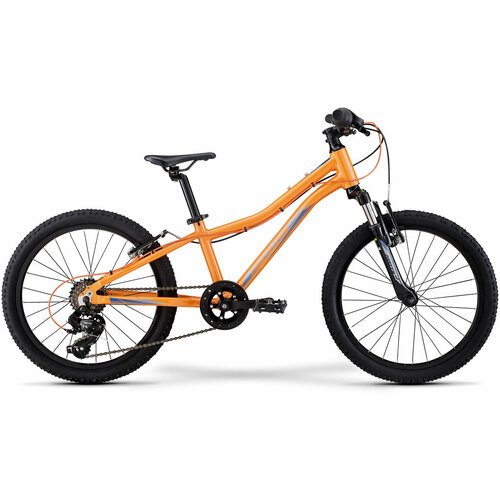 Велосипед подростковый горный Merida Matts J.20 ECO Metallic Orange/Blue 2022 с колесами 20', 6 скоростей