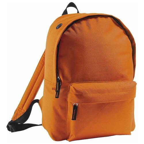 Рюкзак мужской женский унисекс для мальчика для девочки школьный городской туристический Rider, оранжевый