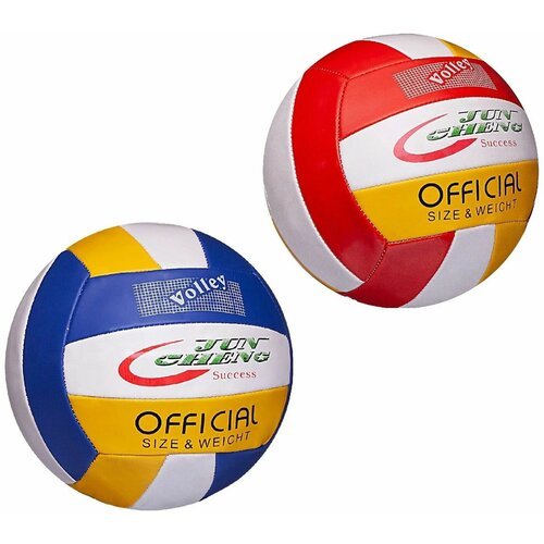 Мяч волейбольный диаметр 21 см, 5 размер, цвет в ассортименте, приходит в сдутом виде, ПВХ, 7794