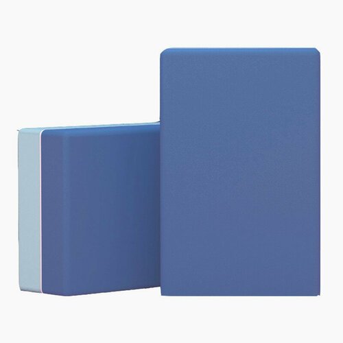 Блок для йоги и фитнеса UNIX Fit, 23х15х7 см, 200 г, синий, голубой UNIXFIT