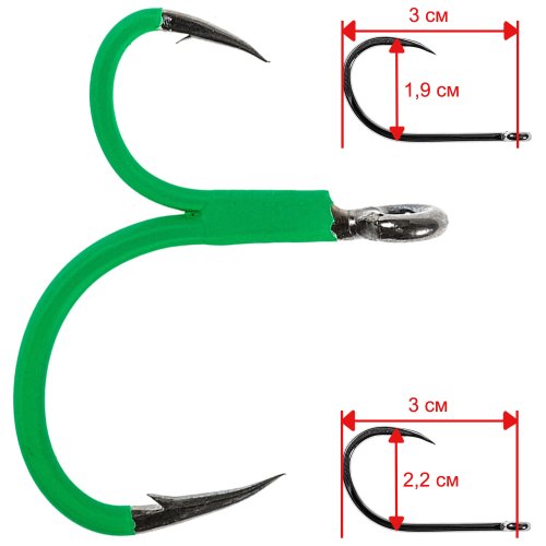 Крючки Madcat A-static Deadbait Gripper Hook №6/0 (4шт.)