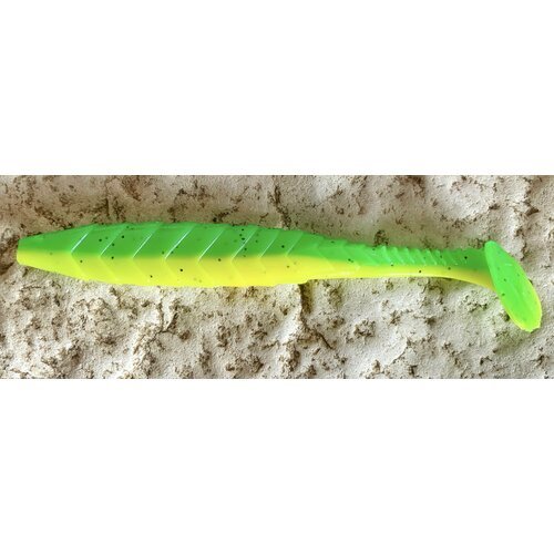 Мягкая силиконовая приманка Pike Minnow 20см; 1шт; Светло-зеленый/Green Lime (UV)