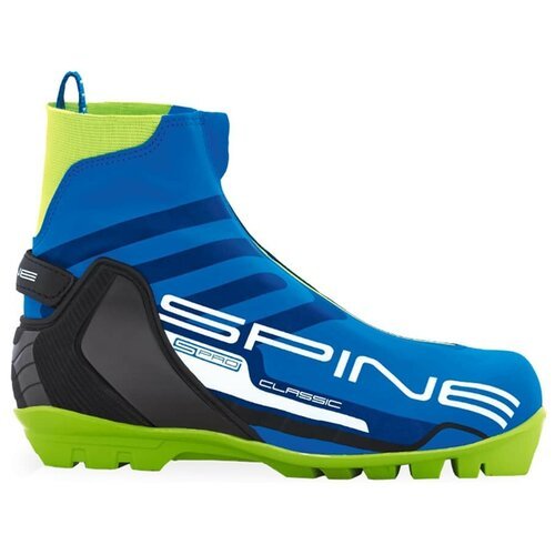 Лыжные ботинки Spine Classic 494 SNS (черный/синий/салатовый) 2020-2021 46 EU