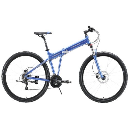 Велосипед STARK'23 COBRA 29.2 HD синий/серебристый/черный рама 20'