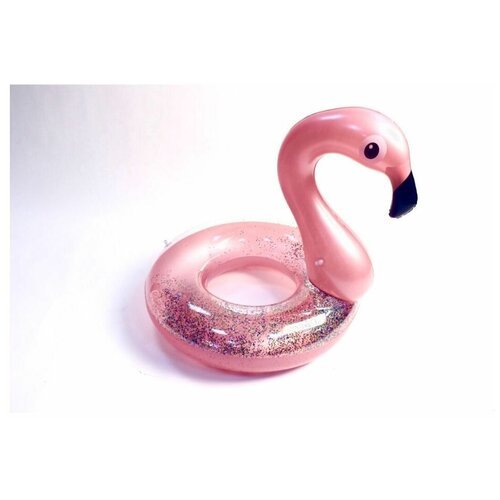 Наездник надувной с блестками (Фламинго) 90 см