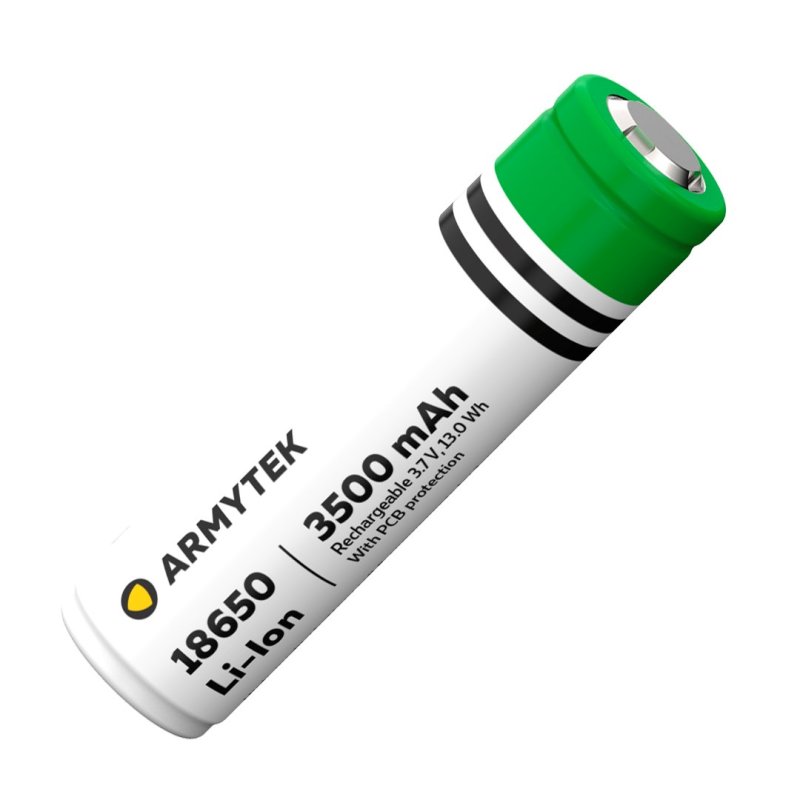 Аккумулятор Armytek 18650 Li-Ion 3500 mAh защищенный