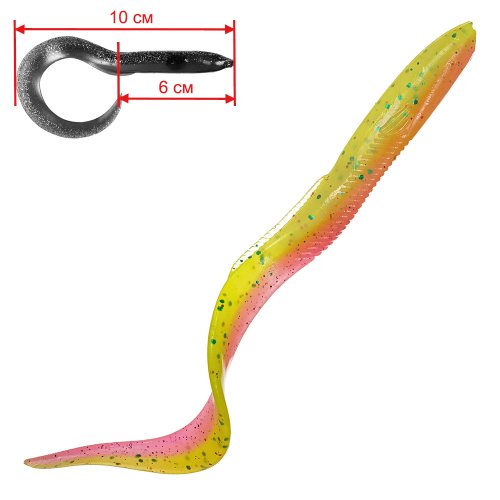 Силиконовая приманка Trigger Baits Eel Fry 100мм. №38/12 4шт.