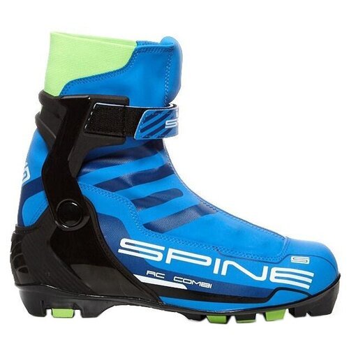 Лыжные ботинки Spine RC Combi NNN 86М 2022-2023, р.43, синий/черный/салатовый
