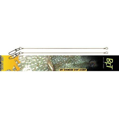 Поводок стальной BFT Stiff Jerkbait Leader stainless 12' 30см - 2шт