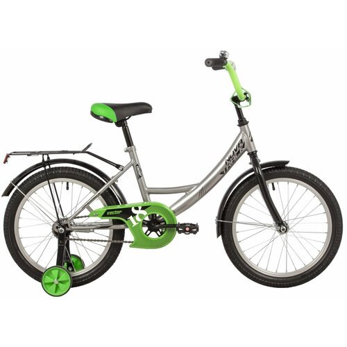 Детский велосипед Novatrack Vector 18' (2022) 18 Серебристый (108-122 см)
