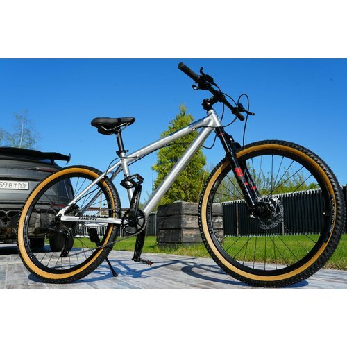 Велосипед Time Try ТT281/9s 26' Алюминиевая рама 17', Взрослый Подростковый Спортивный, серый глянец