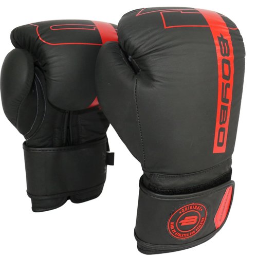 Перчатки боксерские BoyBo Fusion BG-092, черно-красный ,16OZ