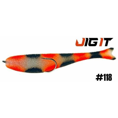 Поролоновая Рыбка Незацепляйка Jig It Пакет 4 шт 110 мм Цвет 118