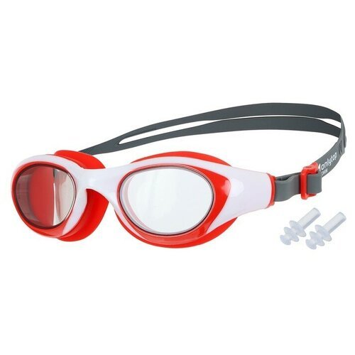 Очки для плавания, для взрослых + беруши, UV защита