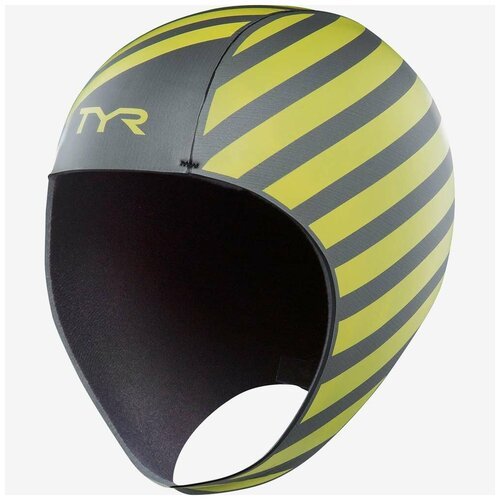 Шапочка для плавания TYR Hi-Vis Neoprene Swim Cap, Цвет - желтый; Размер - S; Материал - Неопрен