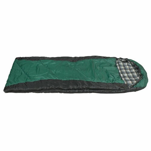 Мешок спальный COUGAR 200 XR (одеяло с подгол.) зеленый 230х95см (-5+5)