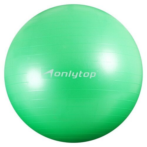 Фитбол, ONLITOP, d=75 см, 1000 г, антивзрыв, цвет зеленый./В упаковке шт: 1