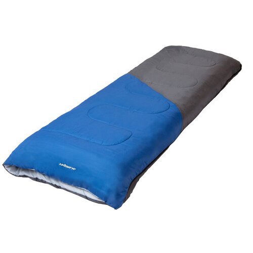 Спальный мешок ACAMPER BRUNI 300г/м2, серый, голубой