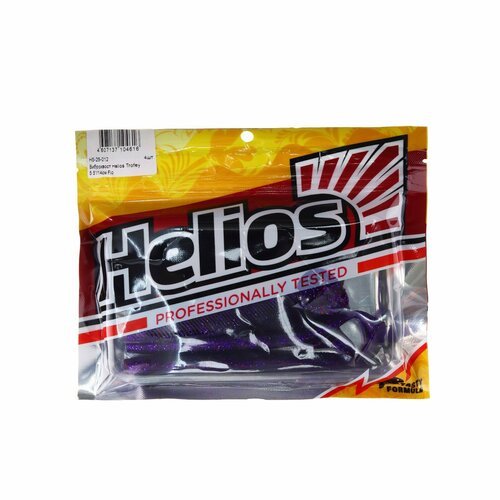 Виброхвост Helios Trofey Fio, 14 см, 4 шт. (HS-25-012)