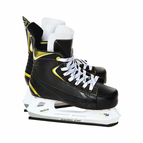 Коньки Tackla Hockey Skate Game Zone X1 YELLOW/BLACK JR (34)